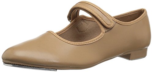 Dance Class Maryjane Tap Shoe, 10 M US Toddler, caramel