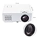 NEXGADGET Portable Projector LED Mini Video Projector Support HD 1080P HDMI USB VGA AV Port for Outdoor/Indoor Home Theater Video Games Party Movie Night TV iPhone Laptop Projector