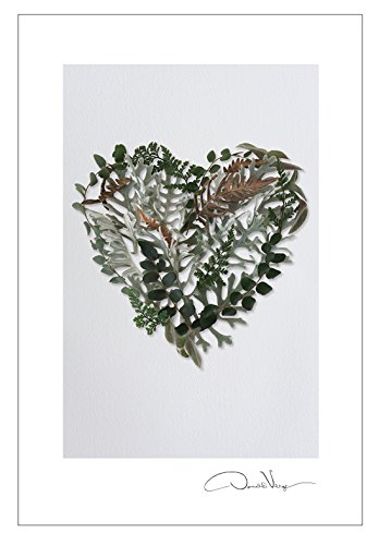Love - Flower Heart Postcard Prints. Fathers Day. 4x6, 2 Each of 5. Heart Series. Unique Birthday, Christmas & Valentines Day Gifts. Best Quality Gifts for Men, Women & Kids. Great for Mother's Day.