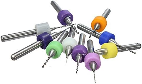 Hot Sale 10Pcs Micro Mini Twist Drill Bits Set 0.3mm-1.2mm PCB Print Circuit Board Tungsten Carbide Engraving Metalworking Tool