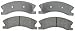 ACDelco Advantage 14D945M Semi-Metallic Front Disc Brake Pad Set