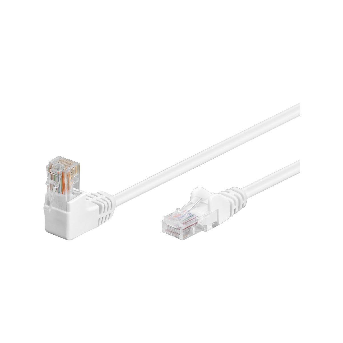 Wentronic 94166 5 m Cat 5e U/UTP Cat5e RJ-45 Network Cable (UTP) Network Cable – White (5 m, RJ-45, U/UTP Patch Cable (UTP), Male/Male)