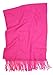 Love Lakeside-Women's Cashmere Feel Winter Solid Color Scarf 0-0 Fuschia Pink