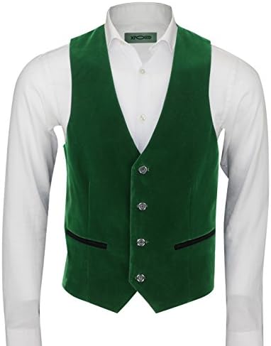 Mens Green Velvet Vintage 3 Piece Suit Blazer Waistcoat Trouser Sold Separately