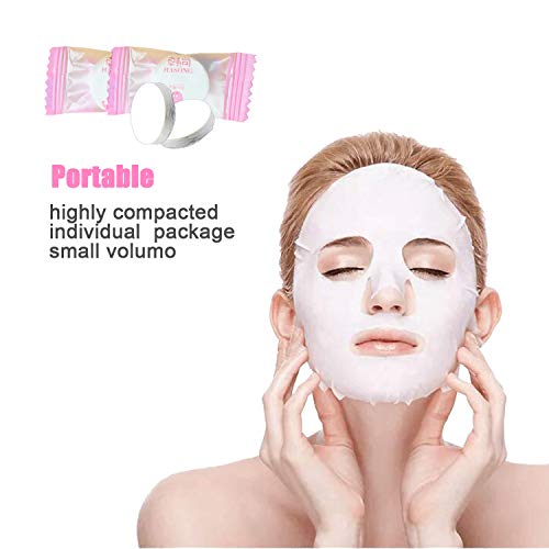 image for Jeanssar 100 Pieces Compressed Disposable Facial Mask Sheet Home DIY S