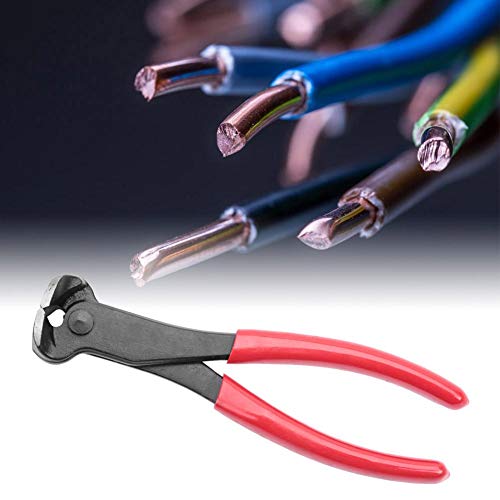 End Cutting Pliers Multipurpose Nail Puller Zipper Install Pliers Pincers Puller Tool Heavy Red 18cm/7.1in - Thumbnail 3