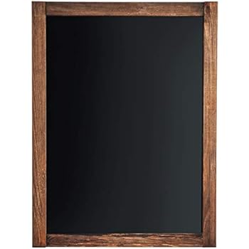 Chalkboard - Magnetic, Non-Porous - Framed Chalkboard - Vintage Decor - Chalk Board for Wedding Kitchen Bar Restaurant Menu, Home - Chalkboard Sign - 18 x 24 inches - Wall Mounted Chalkboard - Large