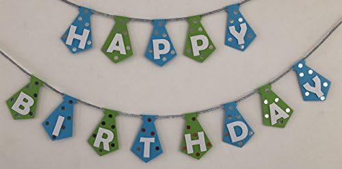 Pinfliers Happy Birthday Banners Little Man / Tie Theme Party Decorations