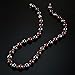 Fashion Magnetic Hematite Therapy Necklace for Men and Women, Black Red Bead Healing Necklace Gifts for Wedding Birthday Christmas Parents Back to School
