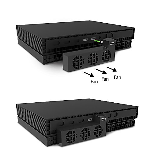 Xbox One X Cooling FanExternal Intelligent Control USB Cooler 3