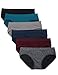 Kalon 6 Pack Women's Hipster Brief Nylon Spandex Underwear (Small, Winter)