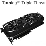 ASUS GeForce RTX 2080 O8G Dual-Fan OC Edition GDDR6 HDMI DP 1.4 USB Type-C Graphics Card (DUAL-RTX2080-O8G )