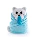 Hashtag Collectibles Purritos Series 2 - Fishbone Toy Figure, 7-inch White Blue Cat Animal Theme