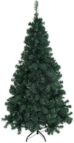 Furinho Bush - 6Ft Artificial PVC Christmas Tree W/Stand Holiday Season Indoor Outdoor Green YRS 1165