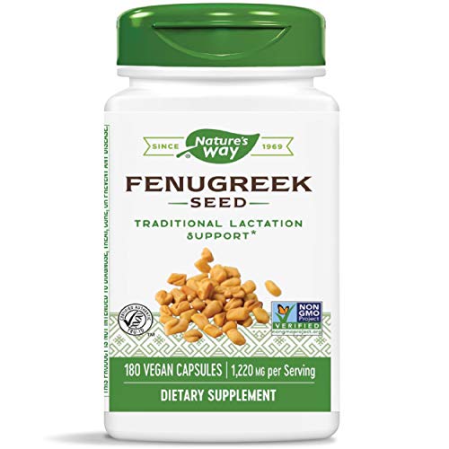 Nature's Way Fenugreek Seed Non-GMO Project Verified TRU-ID Certified Vegetarian; 180 Count