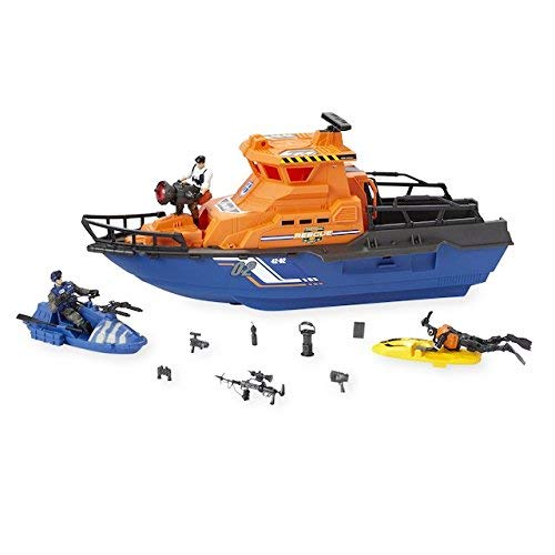 True Heroes Tactical Rescue Patrol Boat Set