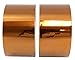 (2-Pack) 1 Mil Hi-Temp Kapton Tape (144 Yards Total); 2 Roll Set of Polyimide Film Tape for 3D Printing, Soldering, Insulating Circuit Boards & More! (2 Inch)