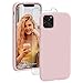 Compatible for iPhone 11 Pro Max Case, ProBien Liquid Silicone Phone Cover Case with Screen Protector Full Coverage Protective Shockproof Drop Protection Durable Shell 6.5 Inch 2019, Sand Pink
