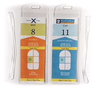 Amazon.com | TravSun Cruise Luggage Tags 2Pk NARROW for Royal Caribbean