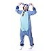 ROYAL WIND Adult Stich costume Onesie Animal Pajamas Halloween Cosplay Costumes Sleepwear Homewear Party Wear Blue L