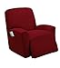 MarCielo Stretch Recliner Slipcover, 1-Piece Couch Cover, Sofa Cover, Furniture Chair Slipcover (Burgundy)