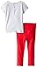 Nautica Baby-Girls Infant 3 Piece Set with Moto Jacket Stripe Top and Denim Pant