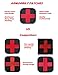 Medic First Aid Morale Patch - Stitch / Embroidered - Perfect for IFAK Rip Away Pouch, EMT, EMS, Trauma, Medical, Paramedic First Response Rescue Kit - Tactical, Combat, Emergency (OD Green-RED)