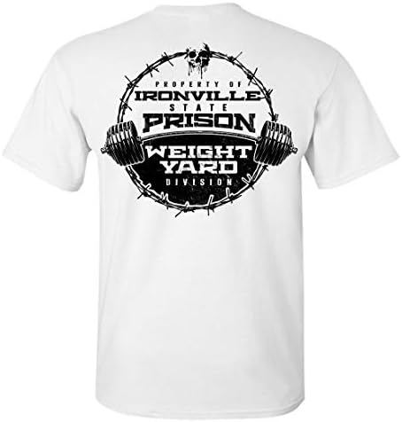 Ironville Department of Corrections Weight Yard Division Weightlifting Prison T-Shirt