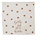 Primitives by Kathy 31611 Hand-Lettered Fall-Inspired Metallic Dish Towel, 28 x 28-Inch, Gobble Til You Wobble