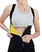 Roseate Women's Body Shaper Tummy Fat Burner Sweat Tank Top Weight Loss Neoprene Shapewear with Zip L
