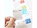 LifeDawn Self Adhesive Tabs,DIY Monthly Calendar Index Tabs Reminder Stickers Flags from October 2017 to December 2018,8 Sets