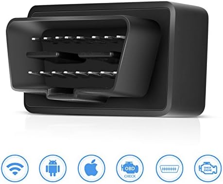 KUSOII OBDII Scanner Mini OBD2 Wireless Vehicle Code Reader Universal WiFi Car Diagnostic Tool Automotive Check Engine Scan Equipment For IOS Android &amp; Windows Device
