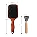 Hair Brush comb set with cloth drawstring bag grooming kit made from Handmade Solid wood And 100% Natural boar Bristle (COMB-04)