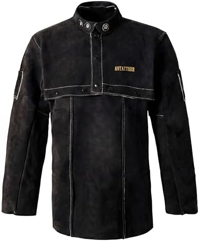 Amazon.com: ONETIAN Leather Welding Jacket - Premium Cape Sleeve