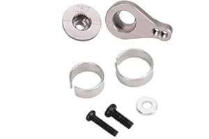 Drfeify RC 25T Buffer Steering Arm Accessory Compatible with Wltoys 1/12 12428/12423 FY-03 RC Car Kits( MN-025T)