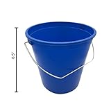 Argee Heavy Duty Plastic Bucket with Handle 2 1/2 Quart