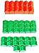 Monopoly Replacement Pieces: Houses & Hotels: Game Set of Plastic Monopoly Green House and Red Hotel Replacements by Viktory Games