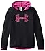 Under Armour Women's Armour Fleece Big Logo Hoodie, Black (001), Youth Small