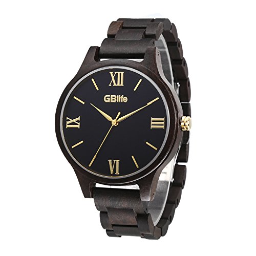 Wooden watches for men or women - gblife casual retro s…