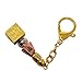 Feng Shui Tri-Coloured 5 Element Pagoda Hanging Keychain W3776
