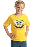 Animation Shops Spongebob Face Youth Kids T-Shirt-Youth Large [14/16]