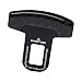 BestTrendy Universal Vehicle Mounted Real Carbon Fiber Racing Sports Car Safety Seat Belt Buckle Clip -2 Pack (Black)