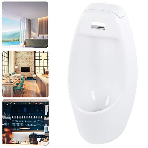 Urinoir voor wandmontage, met spoelsysteem, urinoir, om op te hangen, badkamer, toilet, volwassenen, heren, interieur… - Afbeelding 5