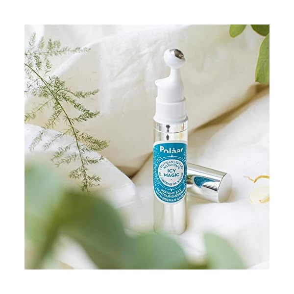 Polaar-Instant-Eye-Contour-Energiser-IcyMagic-with-Siberian-Ginseng-Roll-on-Ice-Cold-Ball-Eye-Care-Treatment-Anti-puffiness-Anti-dark-Circles-Eyelash-Growth-Natural-No-perfume Polåar - Icy Magic Instant Eye Contour Energiser Roll-On with Siberian Ginseng - Anti-Puffiness Concealer Glazed Roll-On…