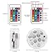 4 Pack Submersible LED Light, Oaksam Waterproof LED Pool Lights with Remote Controller,  16 Colors Led Lights Battery Operated for Vase Aquarium Pond Halloween Decoration.