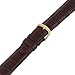 Hadley-Roma Men's MSM835RB-180 18-mm Brown Genuine Italian Calfskin Leather Watch Strap