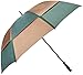 GustBuster Pro Series Extra Large Golf Umbrella Windproof 62-Inch with Lifetime Warranty (Style 5)(Tan/Hunter)