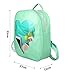 xhorizon TM FL1 Candy Leather Backpack Plastic Transparent Heart Beach Girls School Bag (Purple)