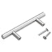 LIZAVO 701SN Cabinet Pulls Solid Modern Euro Style T Bar Kitchen Cabinet Handles (3