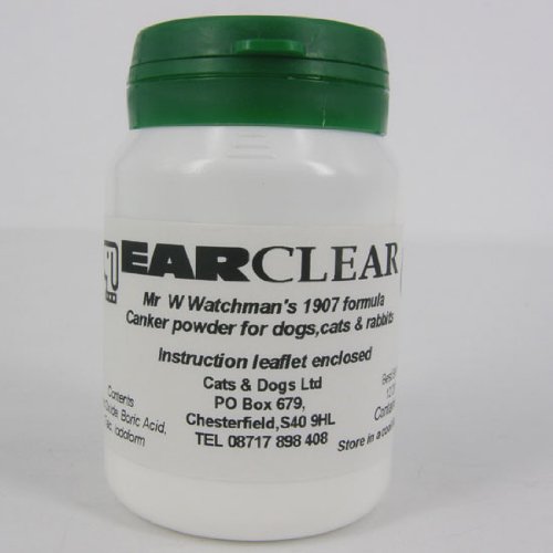 EarClear Canker and ear Mite Powder for Dogs and cats 20g Amazon.co.uk